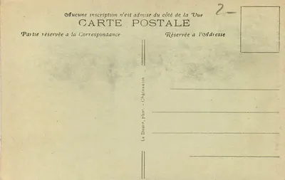 Ponte de TÉRÉNÉZ (Lado Rosnoën) — Altura de cada pilar: 68 m. — Editor: Le Doaré, fot. - Châteaulin — Verso