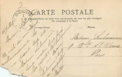 Ault-Onival — Panorama — Foto H. Milon, Quinquerue, Ault - Somme — Verso