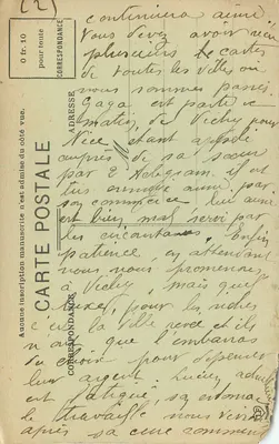 Centralne Pireneje — Spadzista jeziora i wodospad Oo — Fot. Labouche Fr. - Toulouse — Rewers