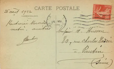 Arcachon (Gironde) — Widok na bulwar-promenadę i przystań — Marcel Phototypie Bordeaux — Rewers