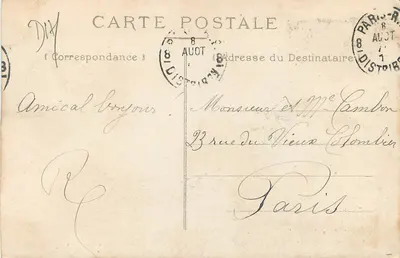 Saint-Malo — Plaża Bon-Secours — Wybrzeże Emeraude, G.F. n°4003 — Rewers