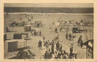 MIMIZAN-PLAGE (Landes) — O Retorno do Banho — M. D.
