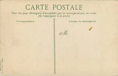 Bois de Vincennes — Lac Daumesnil en Pavillon des Forêts — L.Y. & Cie, Parijs, n°716 — Achterkant
