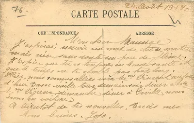 ROUEN — Prefektura — LL. — n° 164 — Rewers