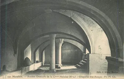 Meulan - Antigo oratório da Cesse Heluise (século X) - Capela Ste-Avoye — Edit. J. Klein, Meulan