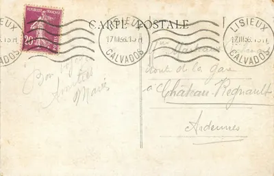 Lisieux — Kaplica Karмел — Wydawca: Fot. G. Gougeard, Lisieux — Rewers