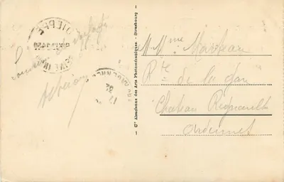 Dieppe — Stare Miasto (Façada Północno-Zachodnia) — wydawca: Moyet Fraiche, n°8 — Rewers