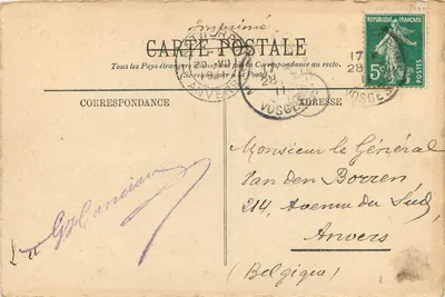 Gérardmer — La Pierre de Charlemagne — Wydanie specjalne H. Lelarge, n°99 — Rewers