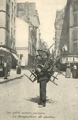 O consertador de cadeiras — Os pequenos ofícios parisienses — Edição C.E.E.