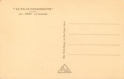 Reims - Katedra — Miasto renesansowe — Polin, Reims — Rewers