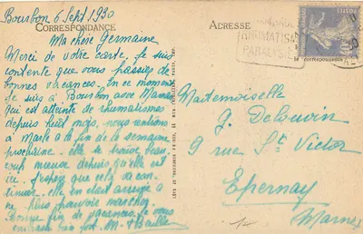 Bourbon-l'Archambault — De Torens van het Kasteel — LL — Achterkant
