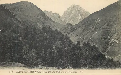 Il Pic du Midi visto da Artigues — ALTE PYRENEI — L.L. n°148