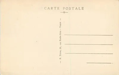 Blois (l.-et-C.) — Zamek — Skrzydło Louisa XII — Portal A.P. — Rewers