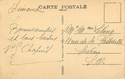 Saumur (M.-et-L.) — Zamek (Zamek historyczny) Strona Północna — A.P. — Rewers