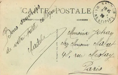 Saumur (M.&L.) — Ogólny widok na Loirę — A.P. — Rewers