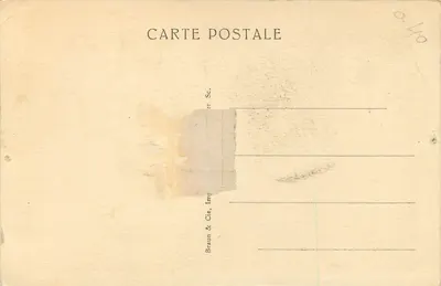 Zwycięstwo z Samothraki — Muzeum Louwra — Braun & Cie, Imp. Sc. — Rewers