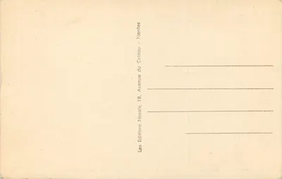 Pontivy (Morbihan) — Facha da fortaleza feudal dos Senhores de Rohan — Mozais — Verso
