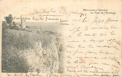 Montagne-s-Gironde — A Torre da Ermitagem — Editor Desconhecido