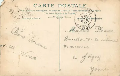 Dieppe — A Ponte em uma noite de tempestade — G. M. 1369 — Verso