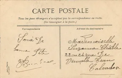 Parigi - Ledoyen, Champs-Élysées — editore sconosciuto, numero di serie non visibile — Verso