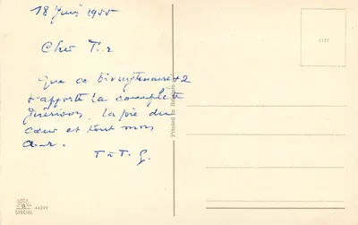 Rosa rosse — Anniversario — Stampa a Berlino, n° 44399 — Verso