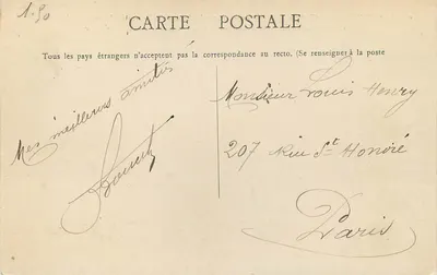 Le Creusot — Castelo da Verrerie — Editor J. G. n°99 — Verso