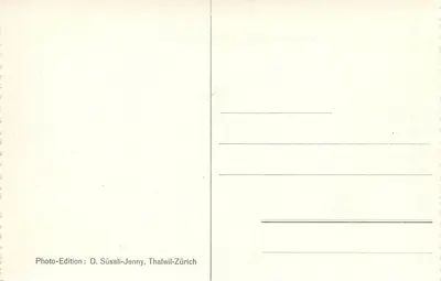 Luzern, Igreja do Palácio de São Leodgar — editor O. Süssli-Jenny, Thalwil-Zürich, n° 352 — Verso