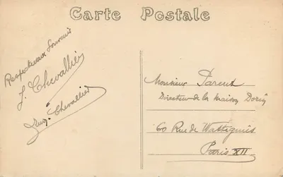 Blois — O Castelo — Ala Francisco I — A.G. — Verso