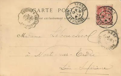 Rennes — Ogród Botaniczny — Mas Rousset — Odpowiedź — Rewers