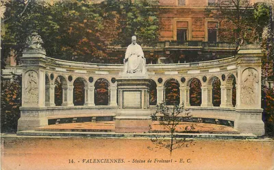 Valenciennes - Estátua de Froissart - E. C.