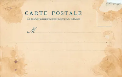 Stary Paryż — Wystawa Uniwersalna 1900 — Arabida — Rewers