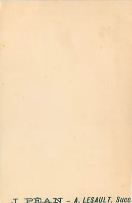 Vue van de versterkte stad — J. Péan - A. Lesault, Succ. — Achterkant