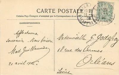Biarritz — Grande Plage, widok z Hôtel du Palais — R. Heullin & Cie, Wyd. Fot. Nancy — Rewers