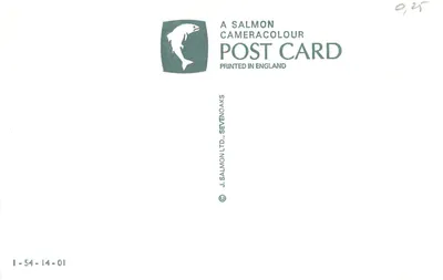 A Abadia de Sherborne — Editora J. Salmon Ltd. n° 1-54-14-01 — Verso