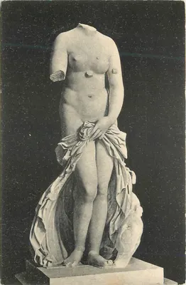 Vênus de Milo — estátua em mármore — Cartolina Postale Italiana n°13530
