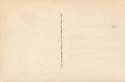 Paris - Os Invalidos — editor LL. n° 238 — Verso