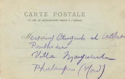 Pierrefitte-Nestalas — Antiga Rota de Cauterets — D. T. Editora, Lourdes — Verso
