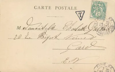 PARIS. — O PALÁCIO DO LUXEMBURGO — Editor: J. Goupil & Cie, n° 207 — Verso