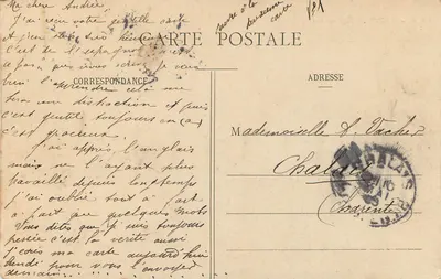 Paryż - Kościół Madeleine — wydawca anonimowy, nr 98 a — Rewers