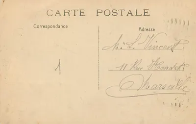 Paryż — Louvre, Arc de Triomphe & Jardin du Carrousel — wydawca nie widoczny — Rewers