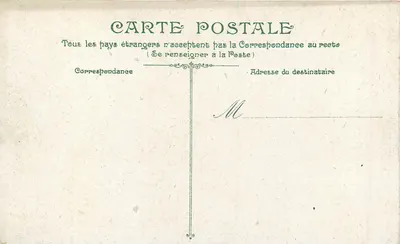 A Mesa do Rei — Floresta de Fontainebleau — editor Forel — Verso