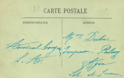 Gérardmer — La Vallée des Lacs vue du Hohneck — LL. n°159 — Rewers