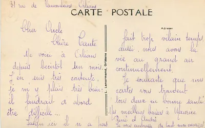 Orléans — Piazza del Martroi — Editore Orléans, n° 324 — Verso