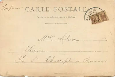 Monumento de Testelin — Lille — Joanne Desombauri, 3 rue de Paris — Verso