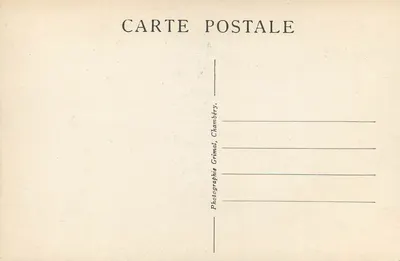 Les Charmettes — A Câmara de Dama de Warens — Verso
