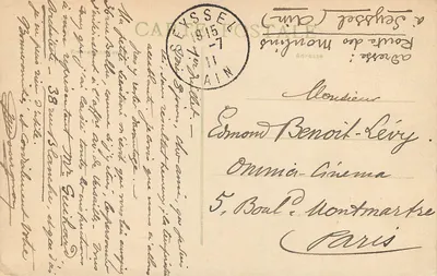 Wąwozy Warty Fier — Lucien Michaux, wyd., Bellegarde - Złożone 114 — Rewers