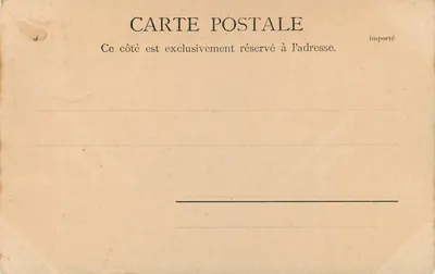 La Brèche de Roland — Trasa Gavarnie — R. & J. B. 11224 sina — Rewers