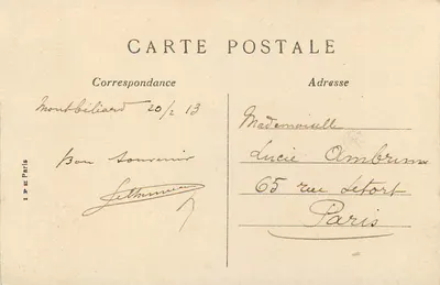 Montbéliard — Zamek — Wydawca nieznany, nr 101 — Rewers