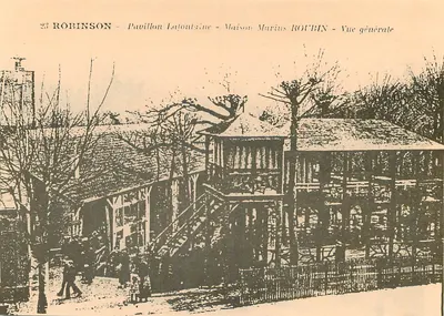 23 ROBINSON - Pałac Lafontaine - Dom Marius ROUBIN - Ogólny widok — Rewers