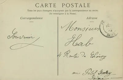 PARIS (Altes Montmartre) — Der Sacré-Cœur, Aufnahme vom Square Saint-Pierre — Sammlung ND Phot — Rückseite